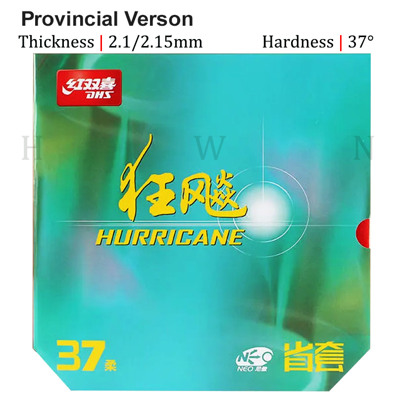 Table Tennis Backhand - Genuino DHS Hurricane 3 NEO Provincial