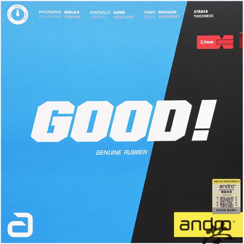 Table Tennis Rubber - Andro GOOD Gomma per Ping Pong
