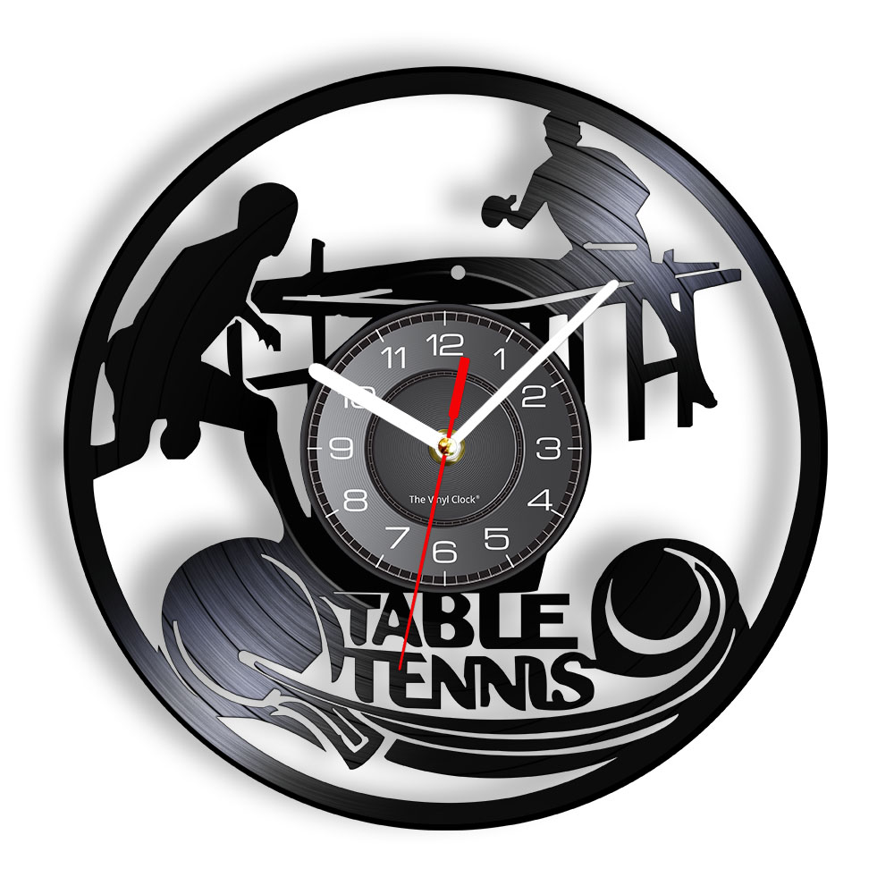 Table Tennis Dimension - Orologio da parete da Ping Pong