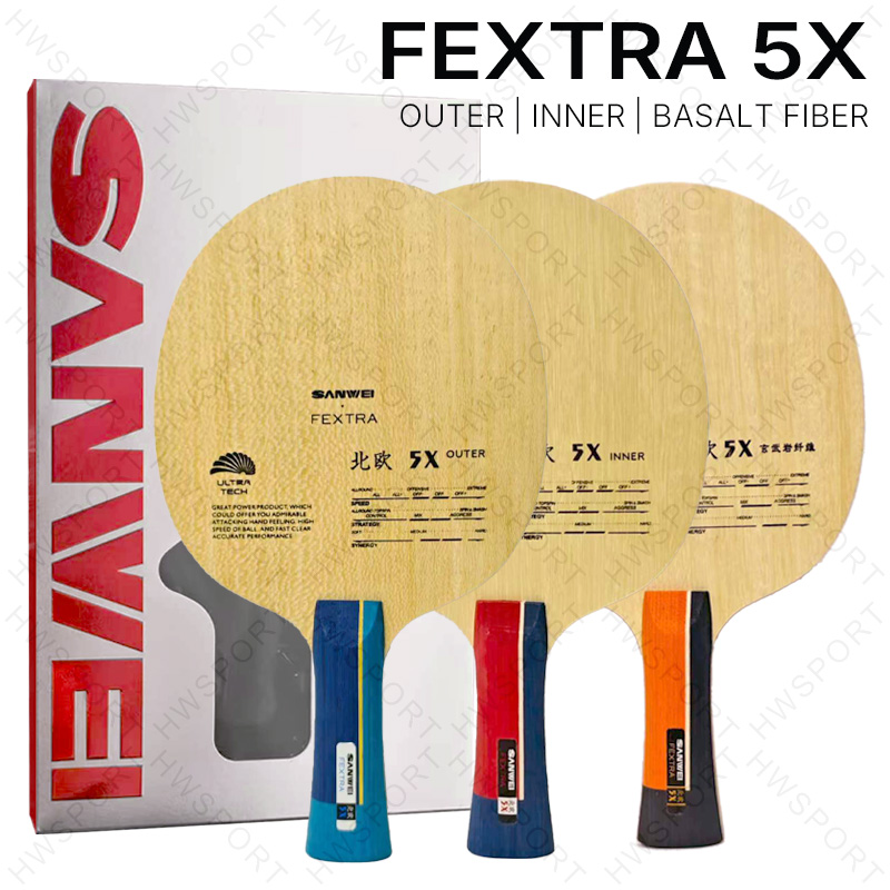 Table Tennis Viscaria - SANWEI FEXTRA 5X Lama da ping