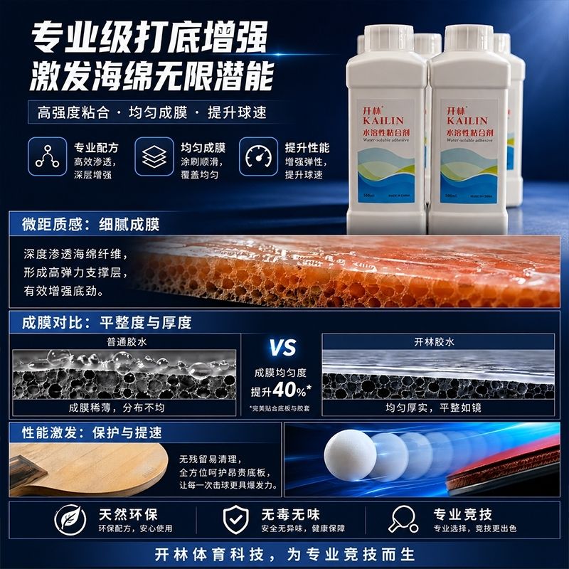 KAILIN Colla Inorganica per Pi - Table Tennis Rubber recensione e prezzo
