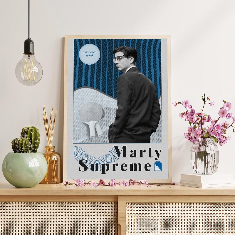 Poster del Film Marty Supreme  - Table Tennis Dimension recensione e prezzo