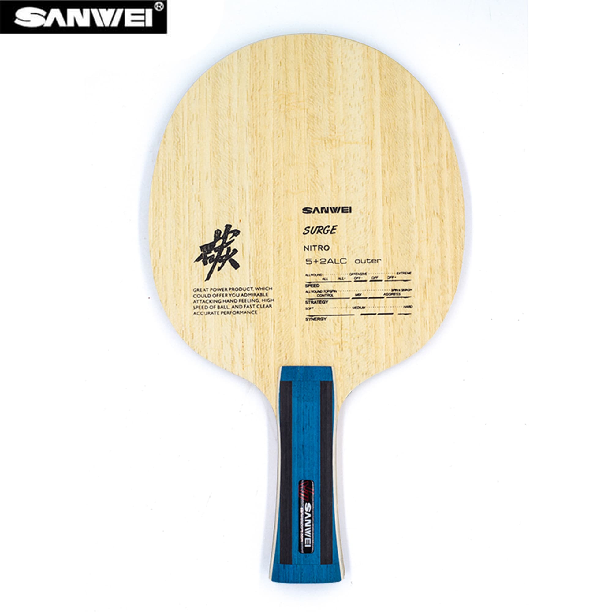 Lama da ping pong SANWEI Nitro - Table Tennis Viscaria recensione e prezzo