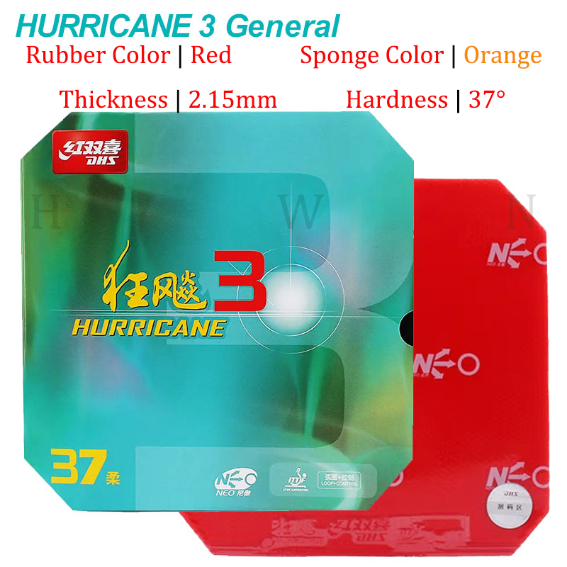 Genuino DHS Hurricane 3 NEO Ge - Table Tennis Backhand recensione e prezzo