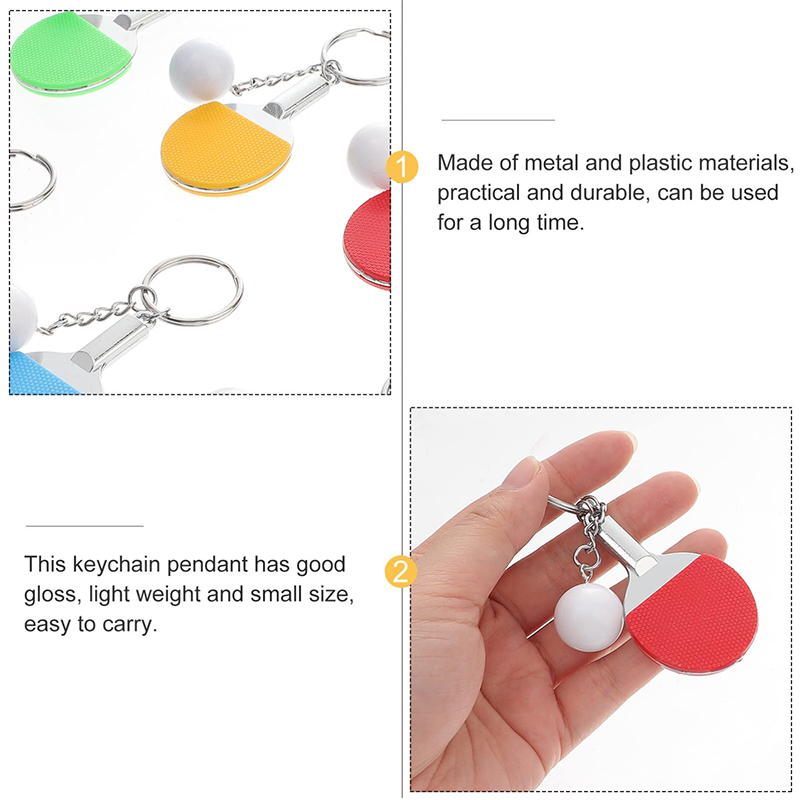 30 pezzi mini portachiavi racc - Table Tennis Backhand recensione e prezzo
